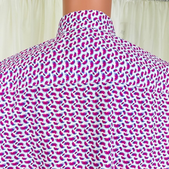 Men's TailorByrd Watermelon Print Short Sleeves Shirt Size Large - Picture 5 of 14